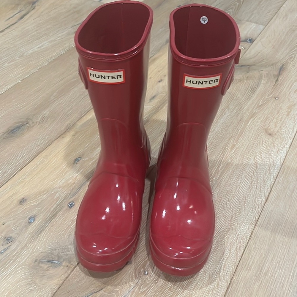 Hunter ‘original short’ gloss rain boots - Picture 2 of 5
